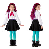 Girls' School Uniform for Children Cosplay Costume Outfit Halloween Carnival Suit