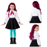  Girls' School Uniform for Children Cosplay Costume Outfit Halloween Carnival Suit