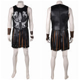 Gladiator 2024 Lucius Verus Black Outfit Cosplay Costume Outfits Halloween Carnival Suit