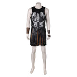 Gladiator 2024 Lucius Verus Black Outfit Cosplay Costume Outfits Halloween Carnival Suit