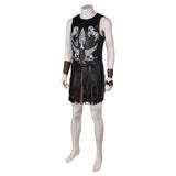 Gladiator 2024 Lucius Verus Black Outfit Cosplay Costume Outfits Halloween Carnival Suit