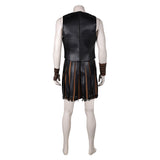 Gladiator 2024 Lucius Verus Black Outfit Cosplay Costume Outfits Halloween Carnival Suit