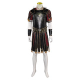 Gladiator 2024 Marcus Acacius Black Outfit Cosplay Costume Outfits Halloween Carnival Suit