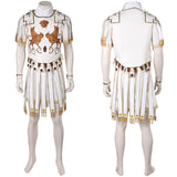 Gladiator 2024 Marcus Acacius White Outfit Cosplay Costume Outfits Halloween Carnival Suit