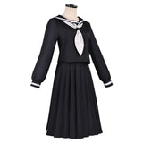 Goodbye Lara Mari Otsu Women Black School Uniform Cosplay Costume Outfit Halloween Carnival Suit