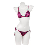 GTA 6 Lucia Caminos Women Purple Leopard Print Swimsuit Cosplay Costume Outfit Halloween Carnival Suit