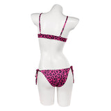 GTA 6 Lucia Caminos Women Purple Leopard Print Swimsuit Cosplay Costume Outfit Halloween Carnival Suit