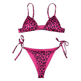 GTA 6 Lucia Caminos Women Purple Leopard Print Swimsuit Cosplay Costume Outfit Halloween Carnival Suit