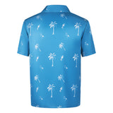 GTA Jason Blue Printed Beach Shirt Cosplay Costume Outfit Halloween Carnival Suit