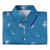 GTA Jason Blue Printed Beach Shirt Cosplay Costume Outfit Halloween Carnival Suit