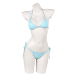 GTA Lucia Caminos Women Blue Swimsuit Cosplay Costume Outfit Halloween Carnival Suit