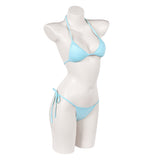 GTA Lucia Caminos Women Blue Swimsuit Cosplay Costume Outfit Halloween Carnival Suit