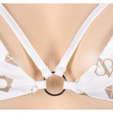 GTA Lucia Women White Swimsuit Cosplay Costume Outfit Halloween Carnival Suit