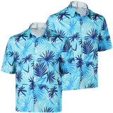 GTA Tommy Blue Printed Beach Shirt Cosplay Costume Outfit Halloween Carnival Suit