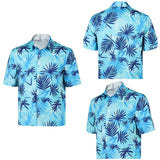 GTA Tommy Blue Printed Beach Shirt Cosplay Costume Outfit Halloween Carnival Suit