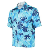 GTA Tommy Blue Printed Beach Shirt Cosplay Costume Outfit Halloween Carnival Suit