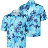 GTA Tommy Blue Printed Beach Shirt Cosplay Costume Outfit Halloween Carnival Suit