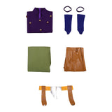 Gyro Zeppeli  Purple Outfit Cosplay Costume Outfit Halloween Carnival Suit