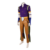 Gyro Zeppeli  Purple Outfit Cosplay Costume Outfit Halloween Carnival Suit