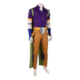 Gyro Zeppeli  Purple Outfit Cosplay Costume Outfit Halloween Carnival Suit