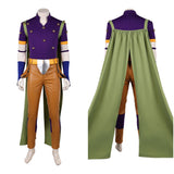 Gyro Zeppeli  Purple Outfit Cosplay Costume Outfit Halloween Carnival Suit