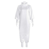 Hajime Kashimo White Outfit Cosplay Costume Outfit Halloween Carnival Suit