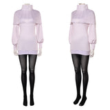 Hana Kurusu Women White Outfit Cosplay Costume Outfit Halloween Carnival Suit