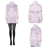 Hana Kurusu Women White Outfit Cosplay Costume Outfit Halloween Carnival Suit