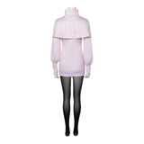 Hana Kurusu Women White Outfit Cosplay Costume Outfit Halloween Carnival Suit