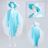Haunted Mansion Ghost Bride Blue Outfit Cosplay Costume Outfits Halloween Carnival Suit