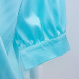 Haunted Mansion Ghost Bride Blue Outfit Cosplay Costume Outfits Halloween Carnival Suit