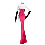 Hazbin Hotel  Angel Dust Women Pink Outfit Cosplay Costume Outfit Halloween Carnival Suit