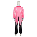 Hazbin Hotel 2025 Season 2 Alastor Pink Outfit Cosplay Costume Outfits Halloween Carnival Suit