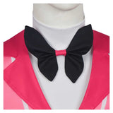 Hazbin Hotel 2025 Season 2 Alastor Pink Outfit Cosplay Costume Outfits Halloween Carnival Suit