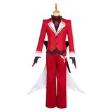 Hazbin Hotel 2025 Season 2 Alastor Red Outfit Cosplay Costume Outfits Halloween Carnival Suit