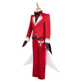 Hazbin Hotel 2025 Season 2 Alastor Red Outfit Cosplay Costume Outfits Halloween Carnival Suit