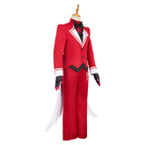 Hazbin Hotel 2025 Season 2 Alastor Red Outfit Cosplay Costume Outfits Halloween Carnival Suit