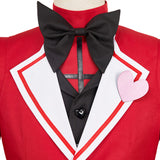 Hazbin Hotel 2025 Season 2 Alastor Red Outfit Cosplay Costume Outfits Halloween Carnival Suit