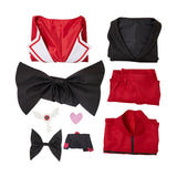 Hazbin Hotel 2025 Season 2 Alastor Red Outfit Cosplay Costume Outfits Halloween Carnival Suit