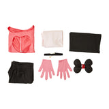 Hazbin Hotel 2025 Season 2 Angel Dust Black-Pink Outfit Women Cosplay Costume Outfits Halloween Carnival Suit