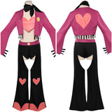 Hazbin Hotel 2025 Season 2 Angel Dust Pink Outfit Women Cosplay Costume Outfits Halloween Carnival Suit