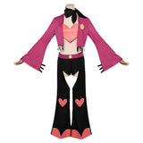 Hazbin Hotel 2025 Season 2 Angel Dust Pink Outfit Women Cosplay Costume Outfits Halloween Carnival Suit