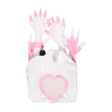 Hazbin Hotel 2025 Season 2 Angel Dust White-Pink Outfit Women Cosplay Costume Outfits Halloween Carnival Suit