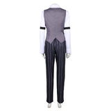 Hazbin Hotel 2025 Season 2 Sir Pentious Pendleton Human Grey Outfit Cosplay Costume Outfits Halloween Carnival Suit