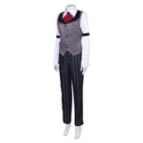 Hazbin Hotel 2025 Season 2 Sir Pentious Pendleton Human Grey Outfit Cosplay Costume Outfits Halloween Carnival Suit