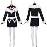Hazbin Hotel 2025 Season 2 Velvette Black Outfit Women Cosplay Costume Outfits Halloween Carnival Suit