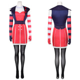 Hazbin Hotel 2025 Season 2 Velvette Pink Outfit Women Cosplay Costume Outfits Halloween Carnival Suit