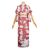 Hazbin Hotel Charlie Morningstar Women Red Kimono Cosplay Costume Outfits Halloween Carnival Suit