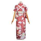 Hazbin Hotel Charlie Morningstar Women Red Kimono Cosplay Costume Outfits Halloween Carnival Suit