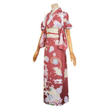 Hazbin Hotel Charlie Morningstar Women Red Kimono Cosplay Costume Outfits Halloween Carnival Suit